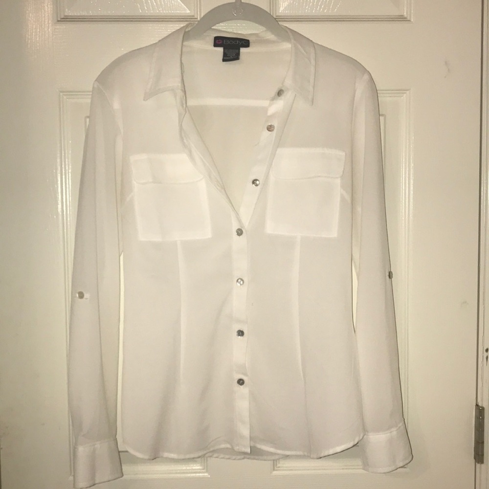 White button down shirt